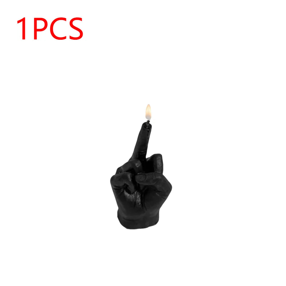 MIDDLE FINGER CANDLE