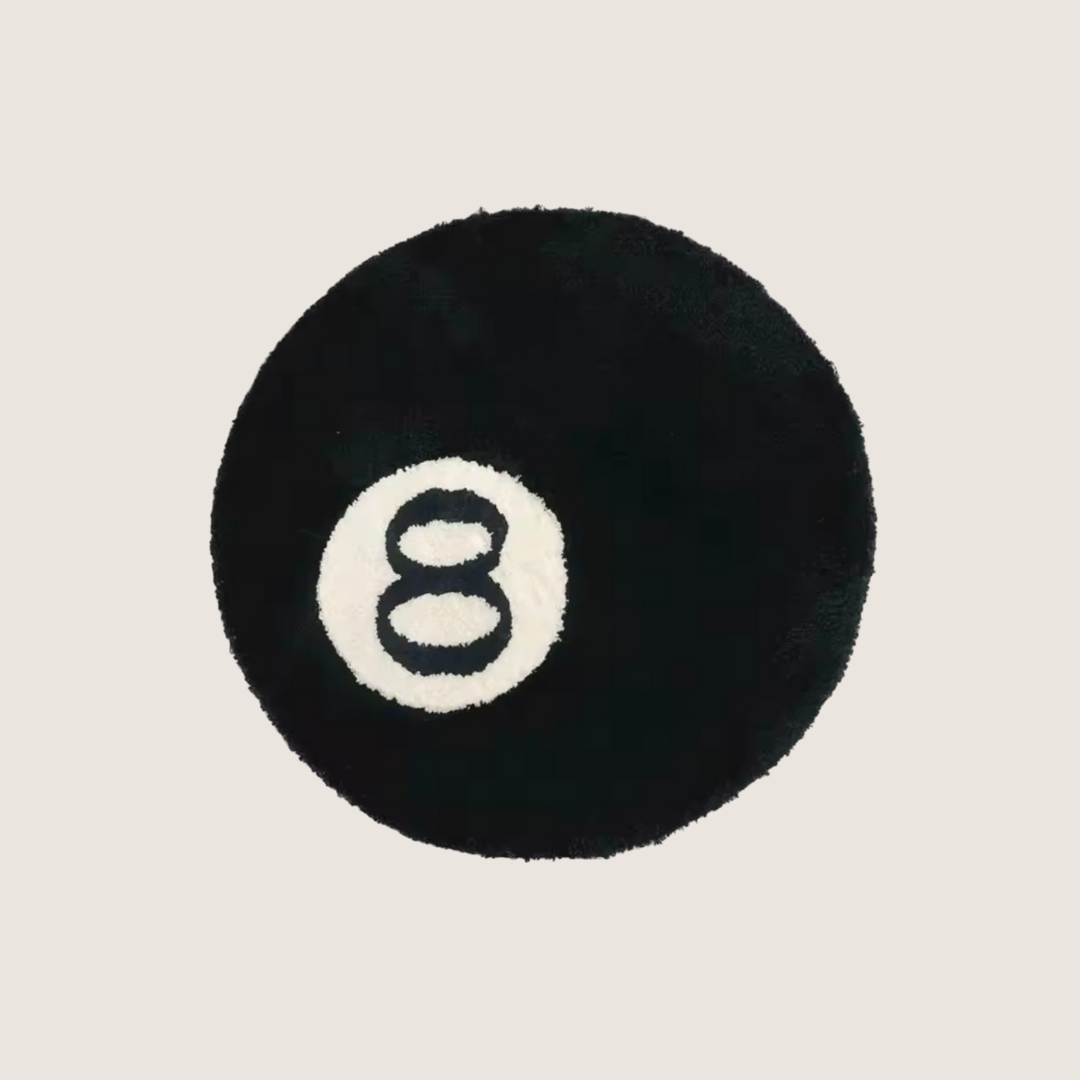 8 BILLIARD BALL RUG