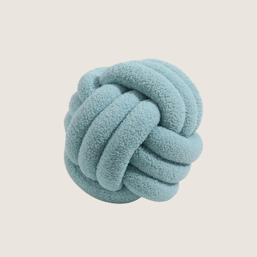 WOOL BALL CUSHION