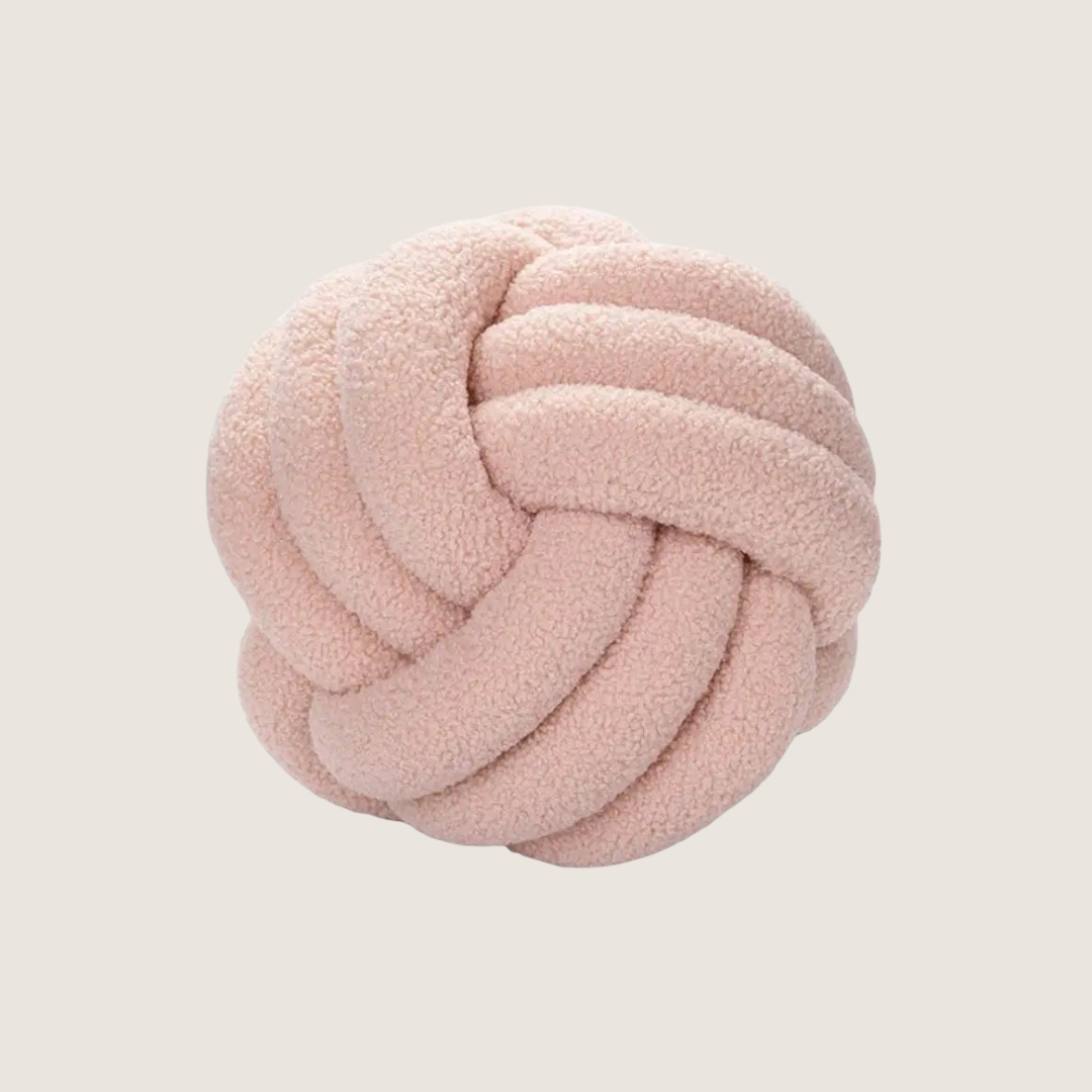 WOOL BALL CUSHION