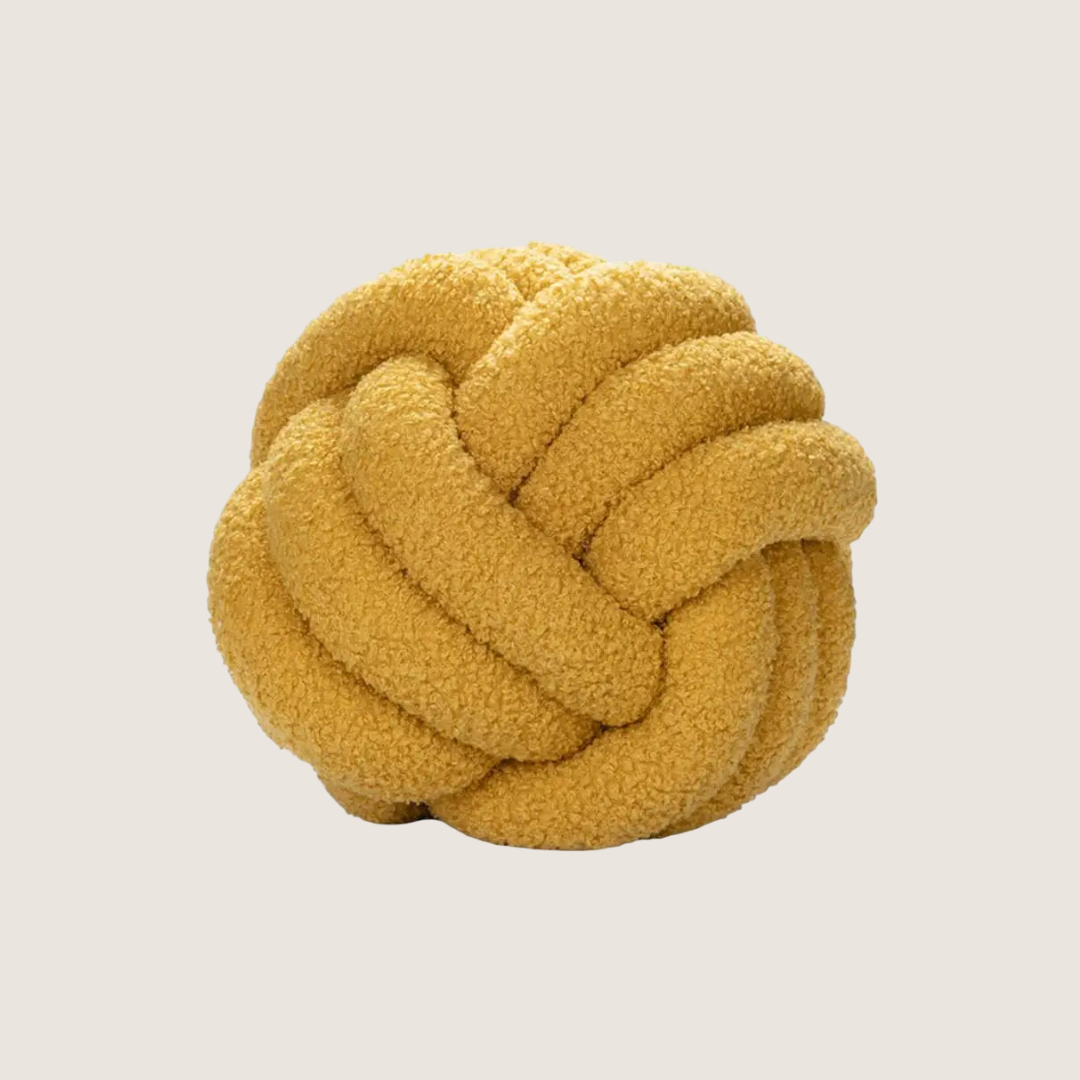 WOOL BALL CUSHION