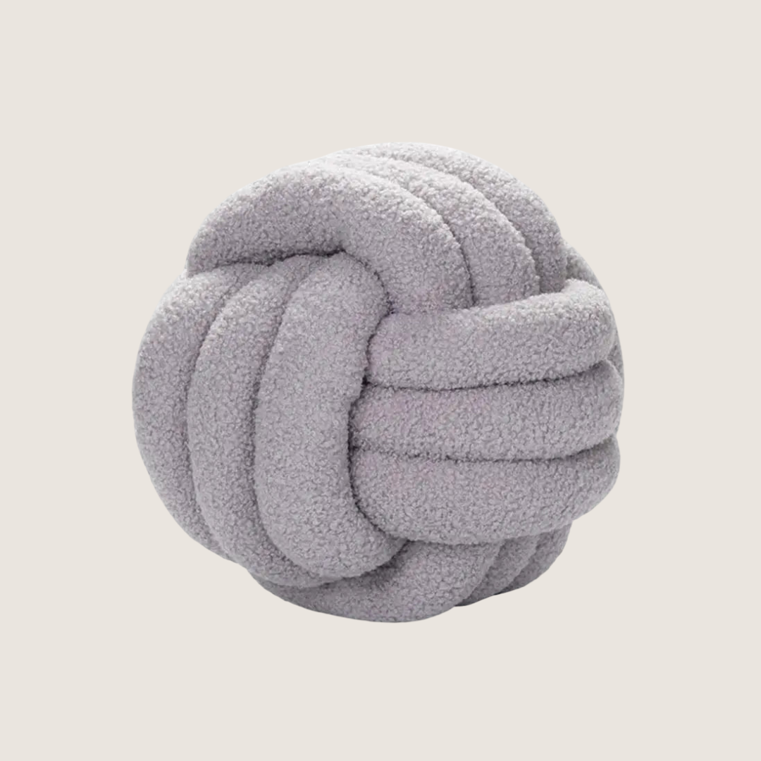 WOOL BALL CUSHION