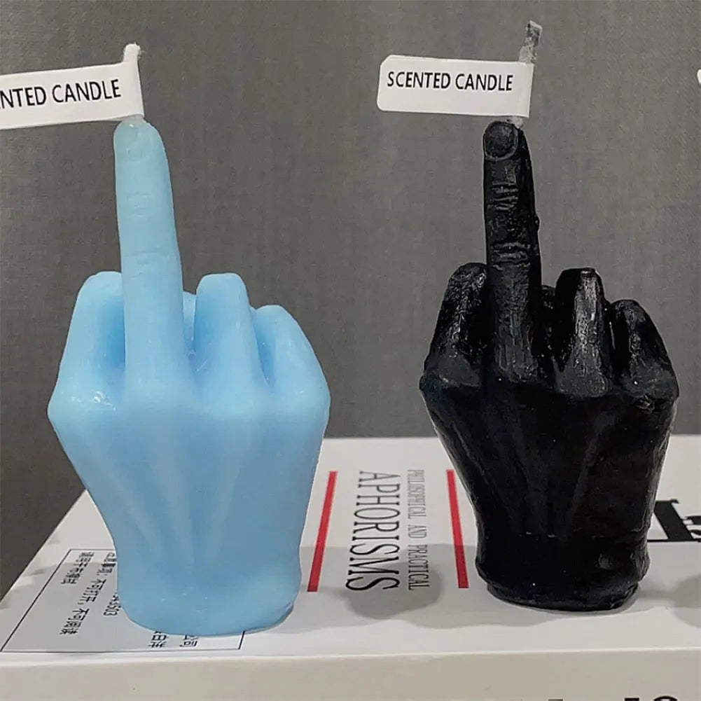 MIDDLE FINGER CANDLE