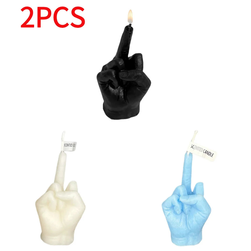 MIDDLE FINGER CANDLE