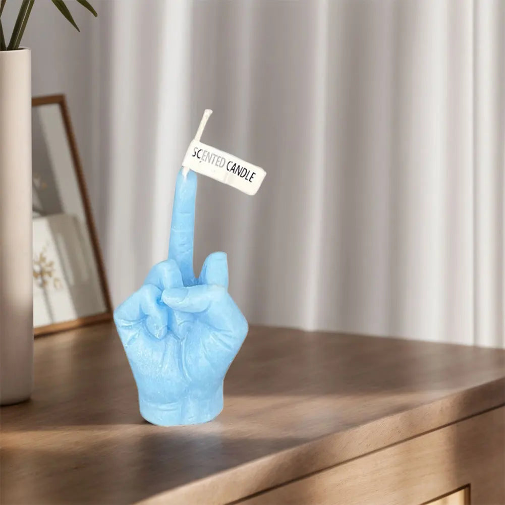 MIDDLE FINGER CANDLE