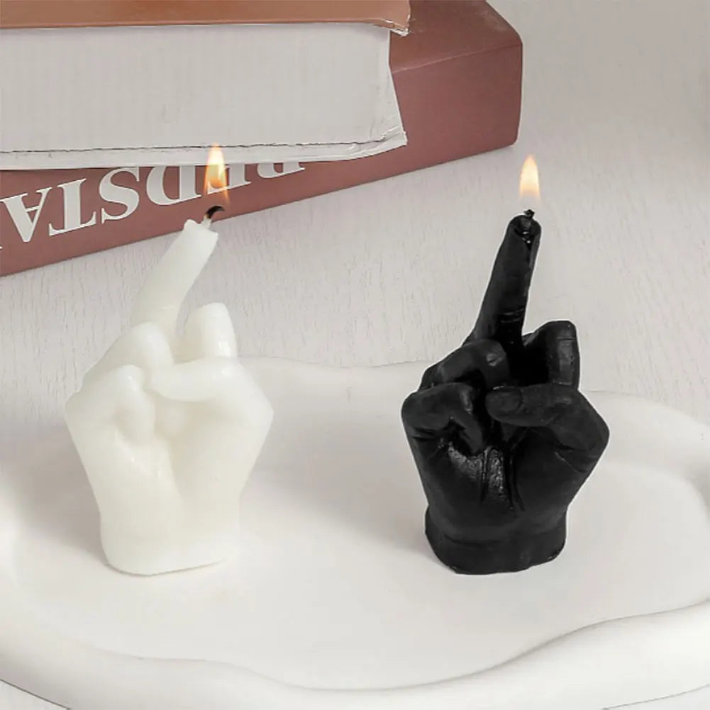 MIDDLE FINGER CANDLE