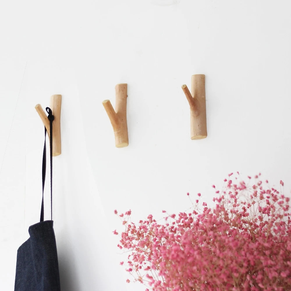 WOOD WALL HOOKS