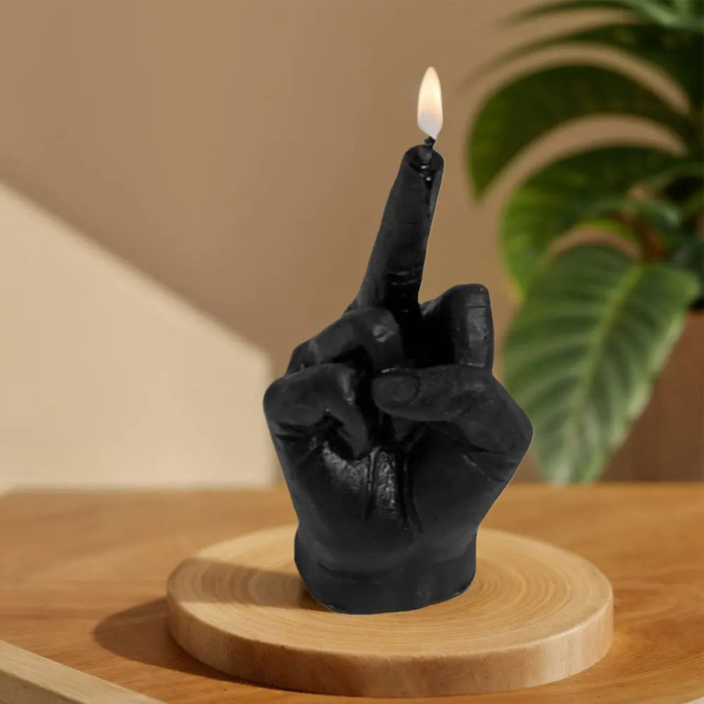 MIDDLE FINGER CANDLE