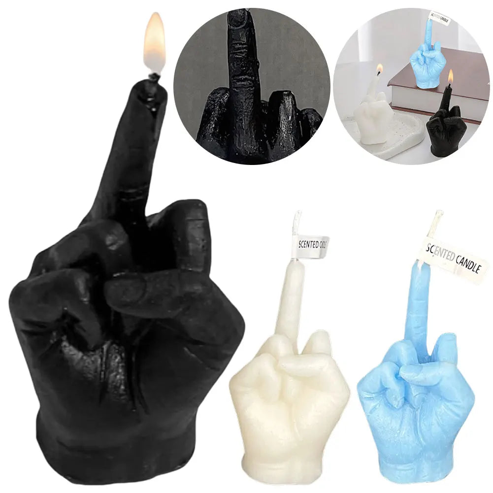 MIDDLE FINGER CANDLE