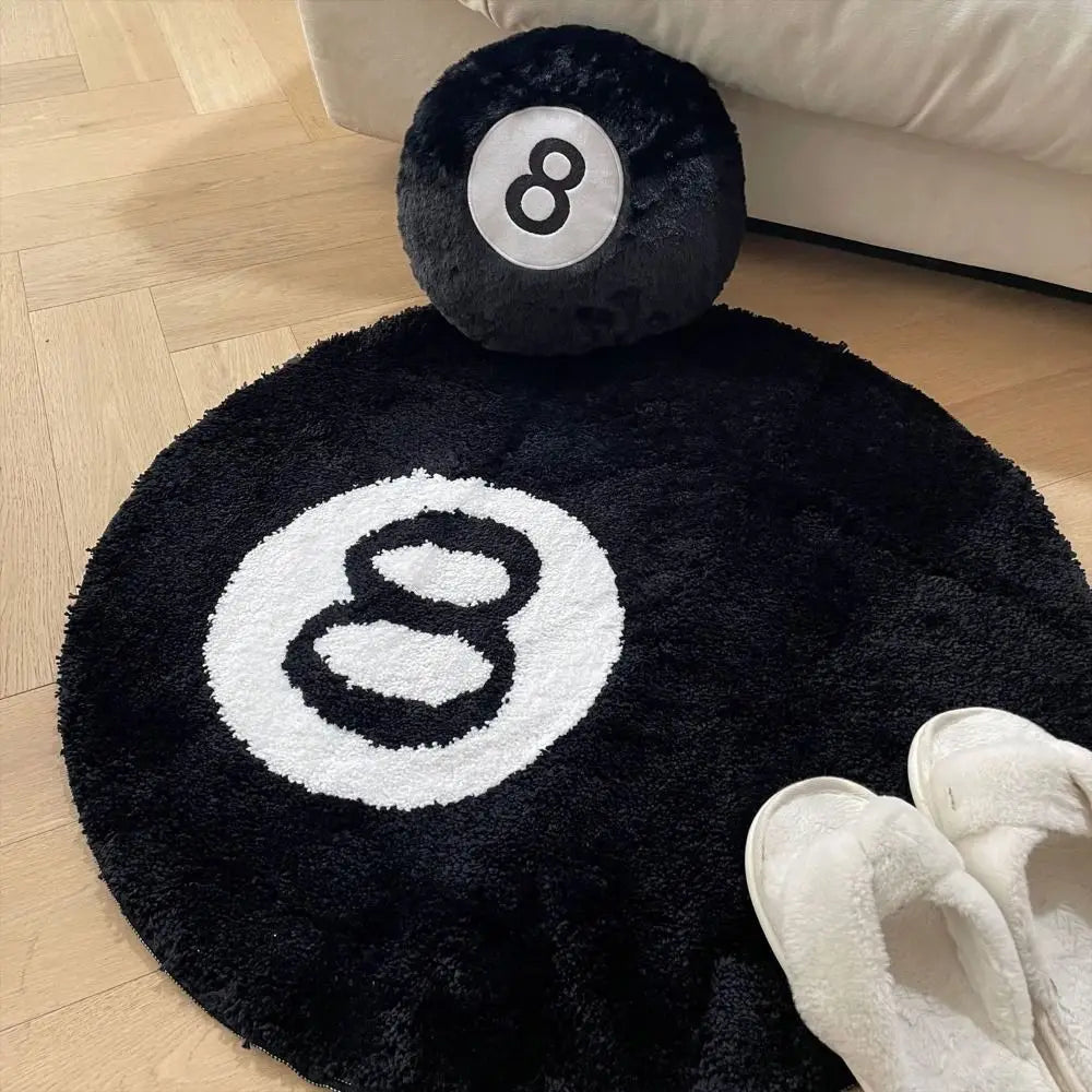 8 BILLIARD BALL RUG