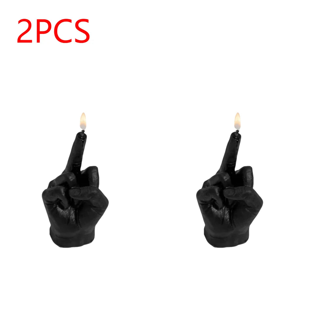 MIDDLE FINGER CANDLE