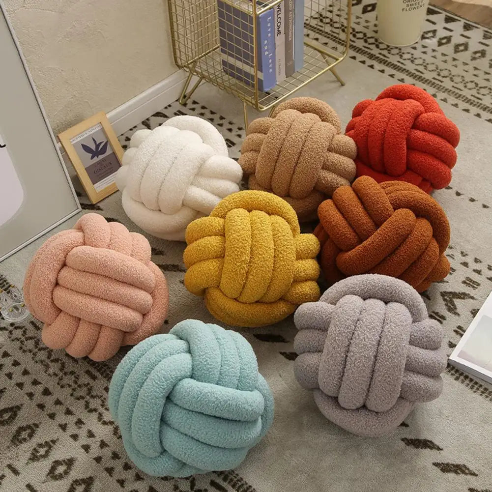 WOOL BALL CUSHION