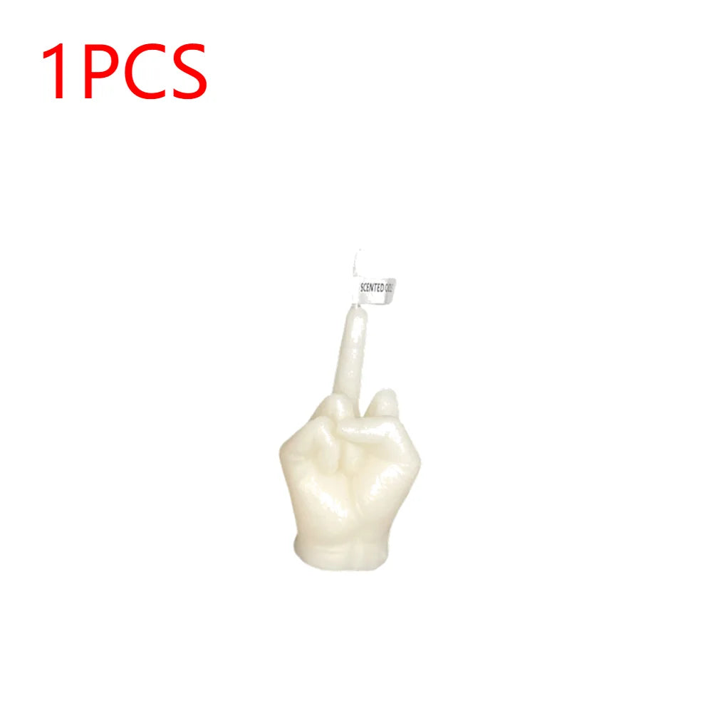 MIDDLE FINGER CANDLE